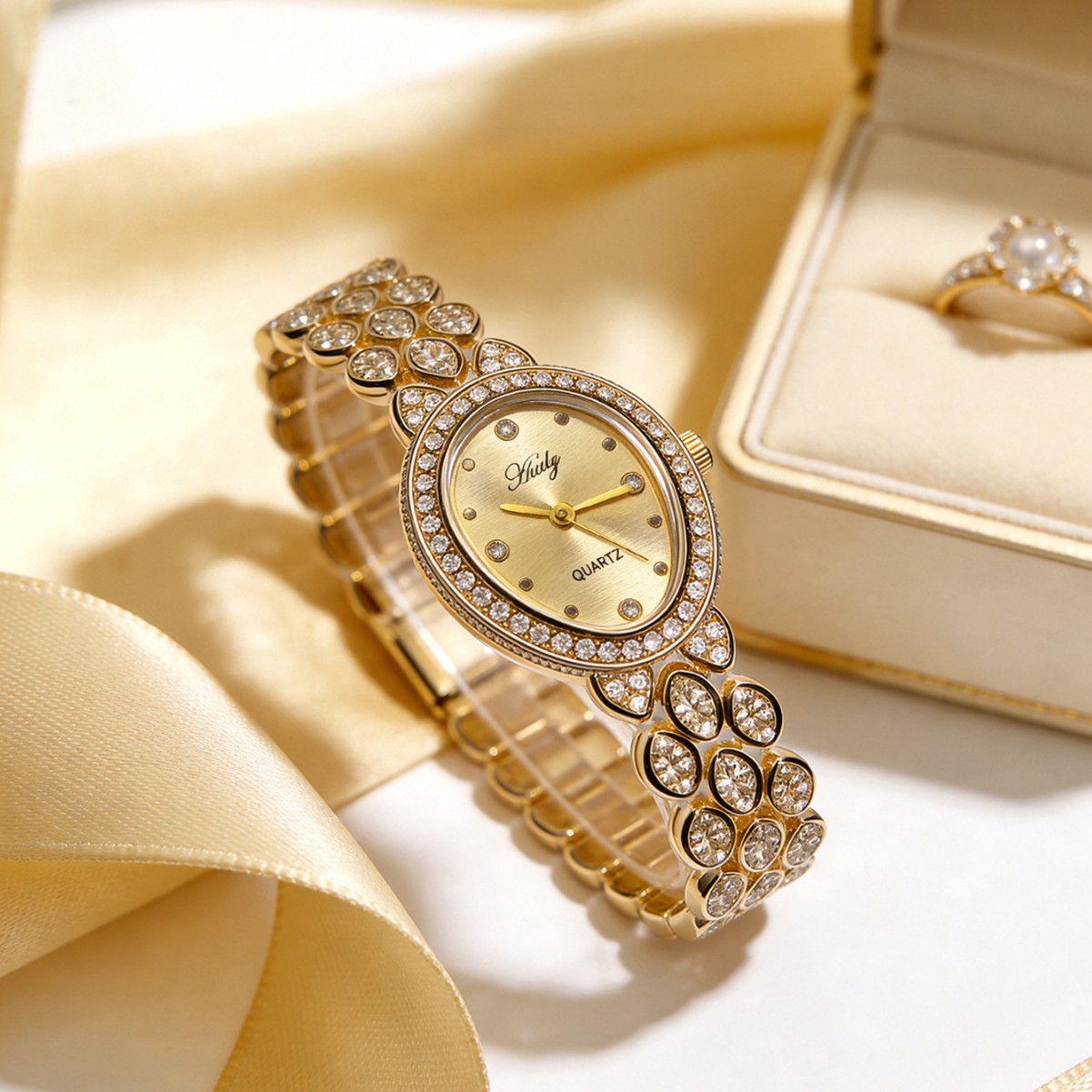 Jewelry Clasp Watches - ساعة يد نسائية من كايريس بلون