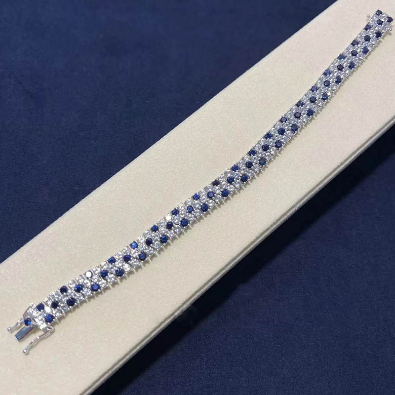 سوار تنس نسائي مزدوج الصفوف مر - مراجعة Tennis Bracelet Cubic وسعره