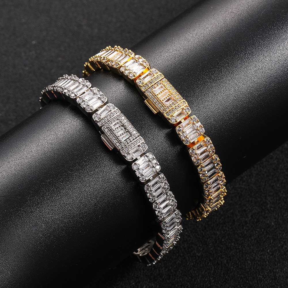 سوار تنس NY 8 مم بتصميم عنقودي - مراجعة Tennis Bracelet Cubic وسعره