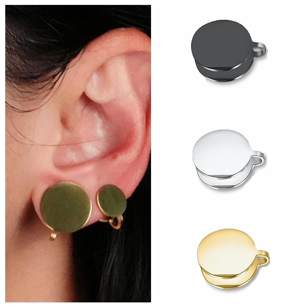 أقراط ضغط من الفولاذ المقاوم ل - مراجعة Ear Cuff No Piercing وسعره