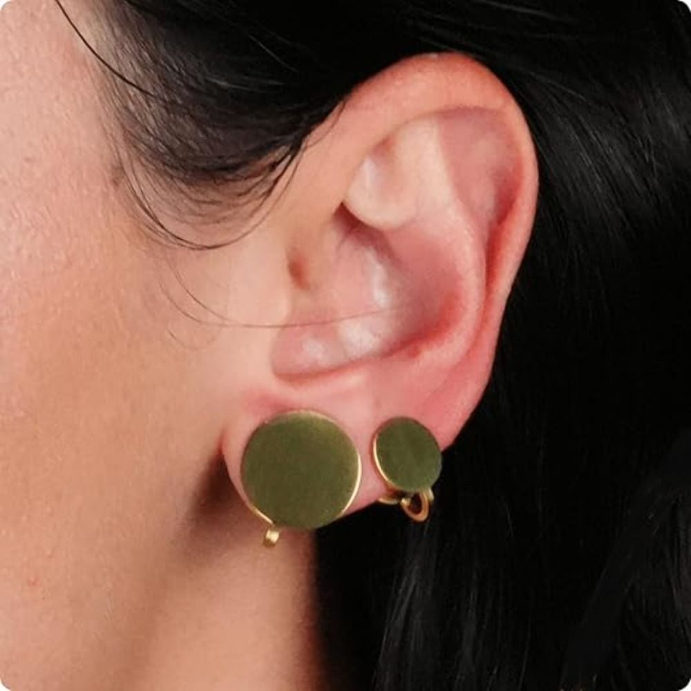 أقراط ضغط من الفولاذ المقاوم ل - مراجعة Ear Cuff No Piercing وسعره
