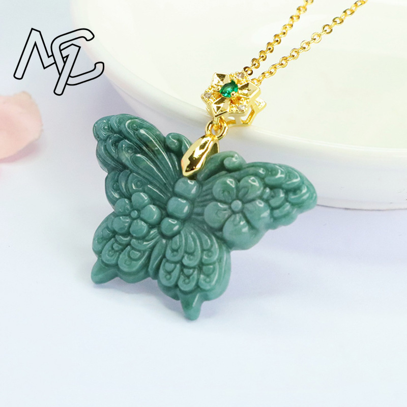 قلادة فضة S925 بتصميم فراشة من - مراجعة Butterfly Pendant Necklace وسعره