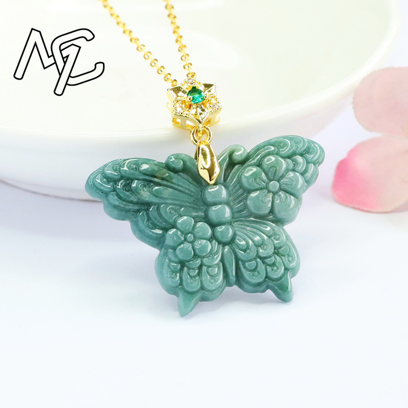 قلادة فضة S925 بتصميم فراشة من - مراجعة Butterfly Pendant Necklace وسعره