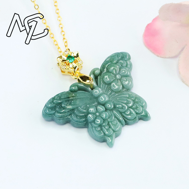 قلادة فضة S925 بتصميم فراشة من - مراجعة Butterfly Pendant Necklace وسعره
