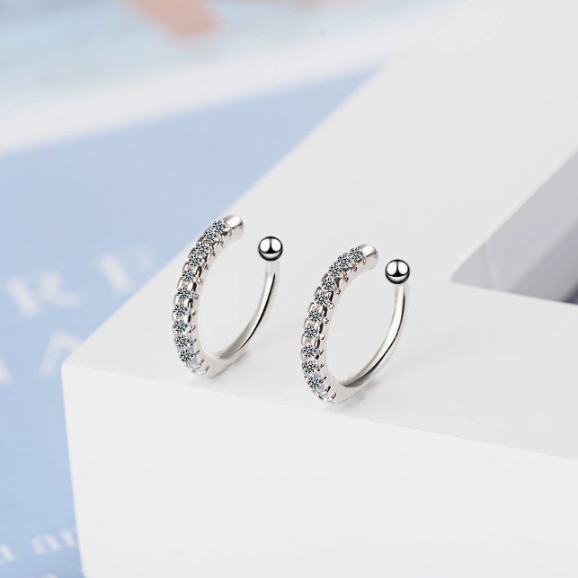 أقراط مشبكية على شكل حرف U من  - مراجعة Ear Cuff No Piercing وسعره