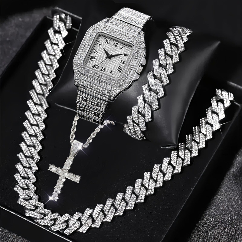 4 قطع من مجموعة المجوهرات الفا - مراجعة Mystery Jewelry Jar Watches وسعره