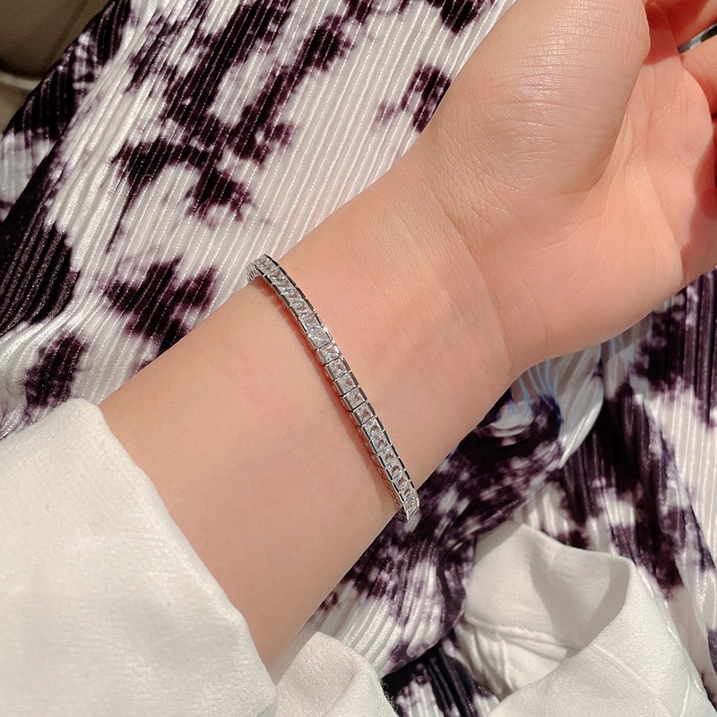 العلامة التجارية أزياء التنس س - مراجعة Tennis Bracelet Cubic وسعره