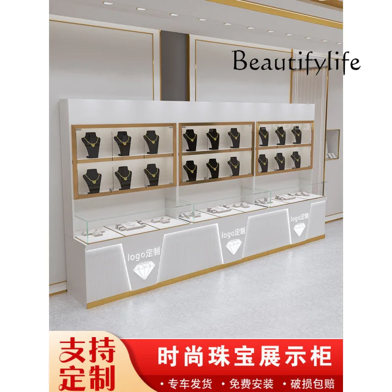 ستاند عرض زجاجي تجاري للمجوهرا - مراجعة Jewelry And Watches Exhibition وسعره