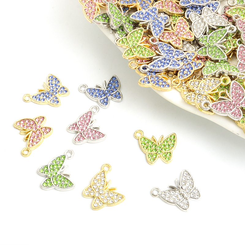 100 قطعة/مجموعة من قلادات الفر - مراجعة Butterfly Pendant Necklace وسعره